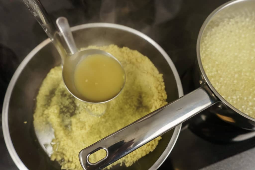 Cous Cous: Cous Cous al pesce con Passata di Pizzutello