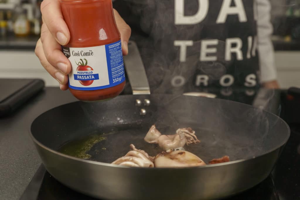 Cous Cous: Cous Cous al pesce con Passata di Pizzutello