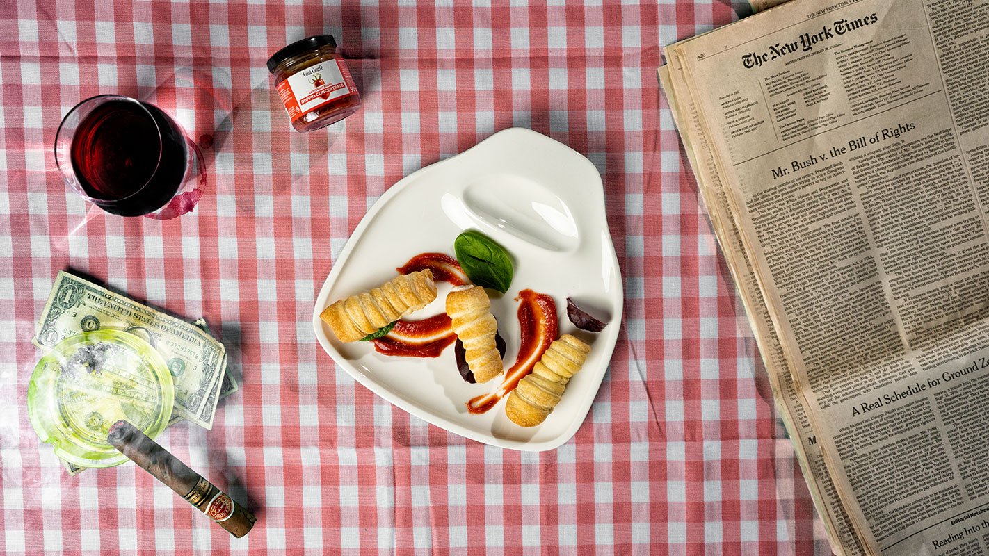 I Soprano: cannoli salati con doppio concentrato di datterino rosso