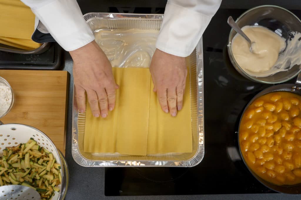 Garfield: Lasagna con zucchine e datterino giallo