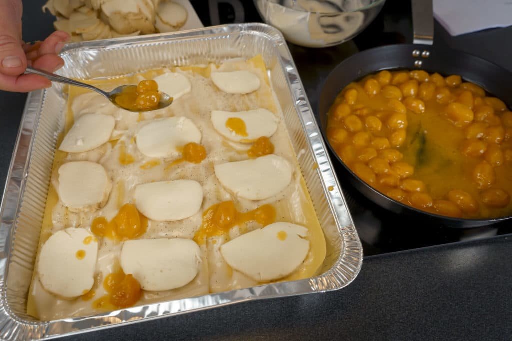 Garfield: Lasagna con zucchine e datterino giallo